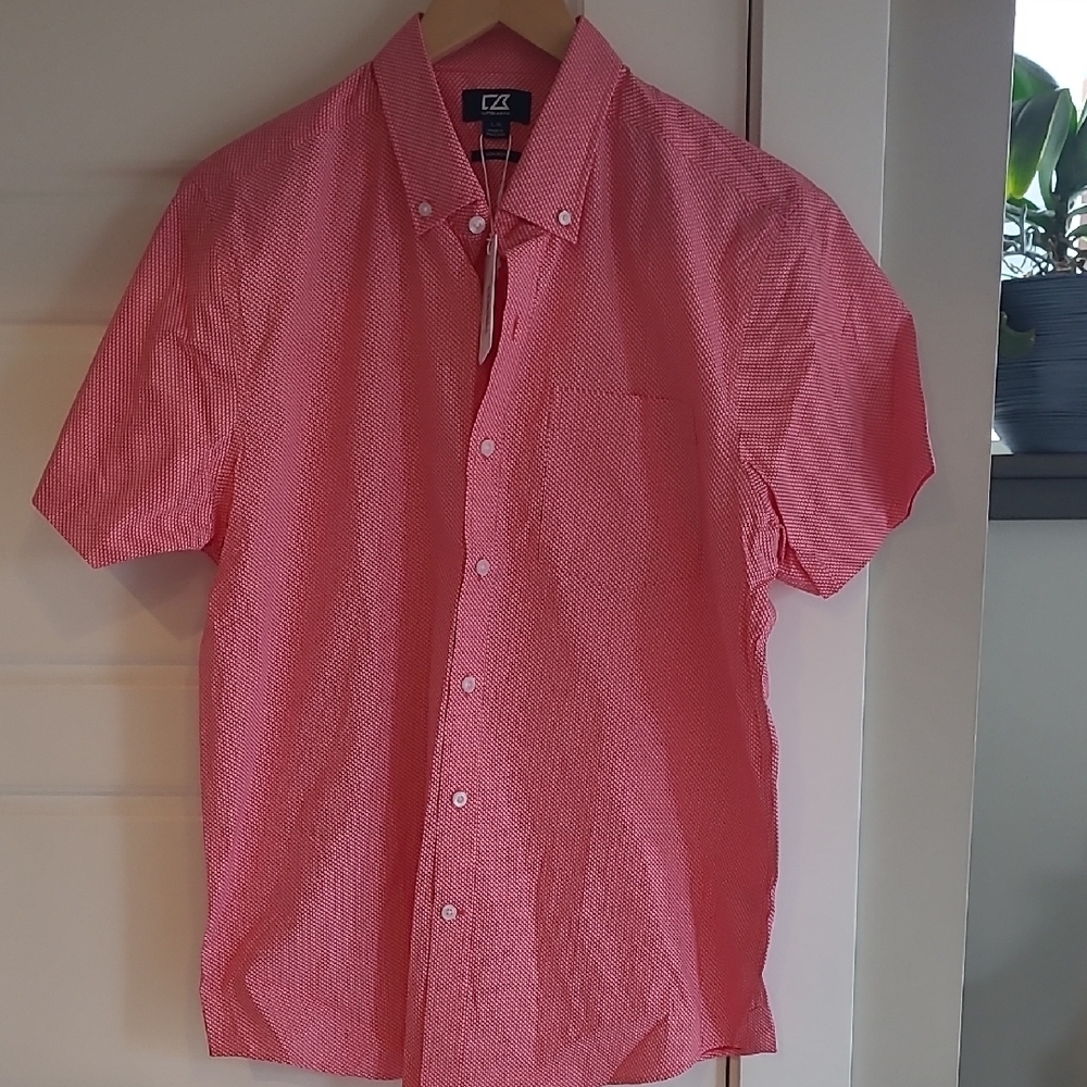 🟢Men's Red Short Sleeve Shirt